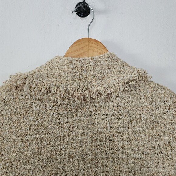 St John Marie Tan Brown Santana Knit Zip Tunic Blazer 12 - Picture 10 of 16